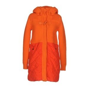 Bark down knit jacket